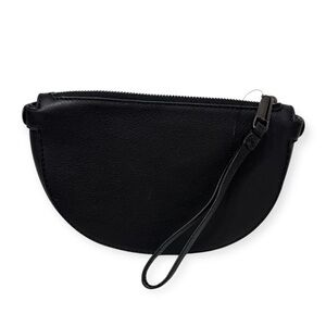 Talbots Leather Moon Bag Wristlet Clutch